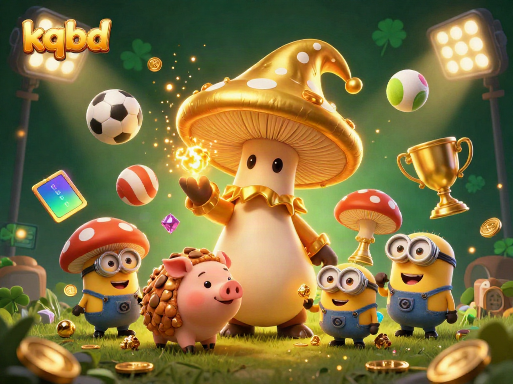 Experience kqbd live scoring with vibrant characters and dynamic sports elements in a magical scene.
