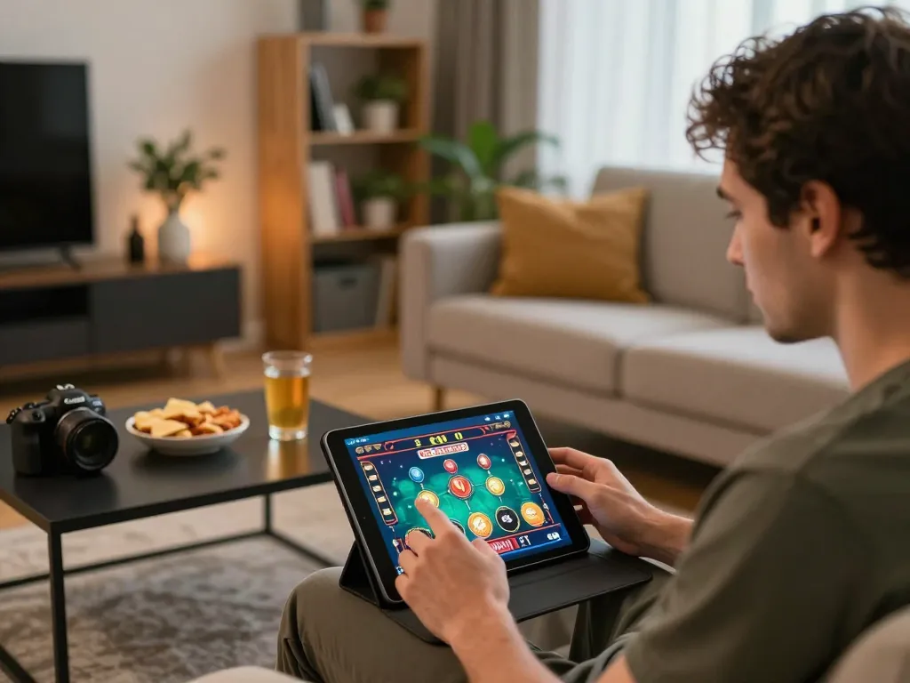 Engaging in mpo08 link alternatif online gaming at home with a cozy atmosphere and strategic decision-making