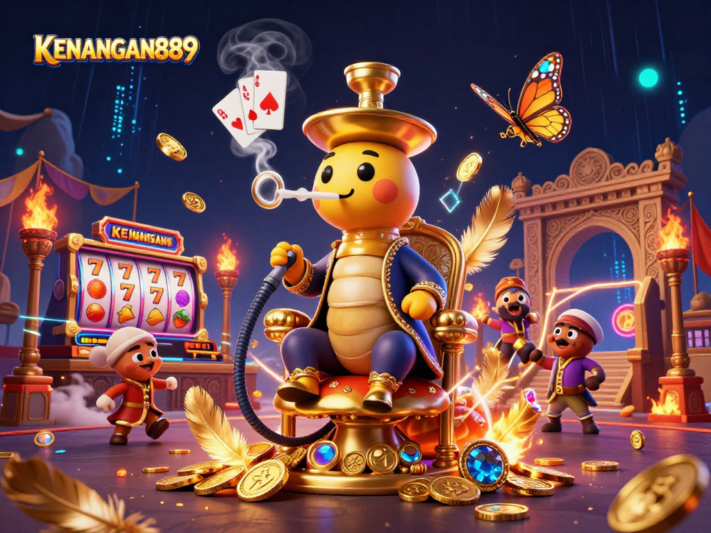 Experience thrilling gameplay at KENANGAN889 with exciting slots and vibrant 3D illustrations.