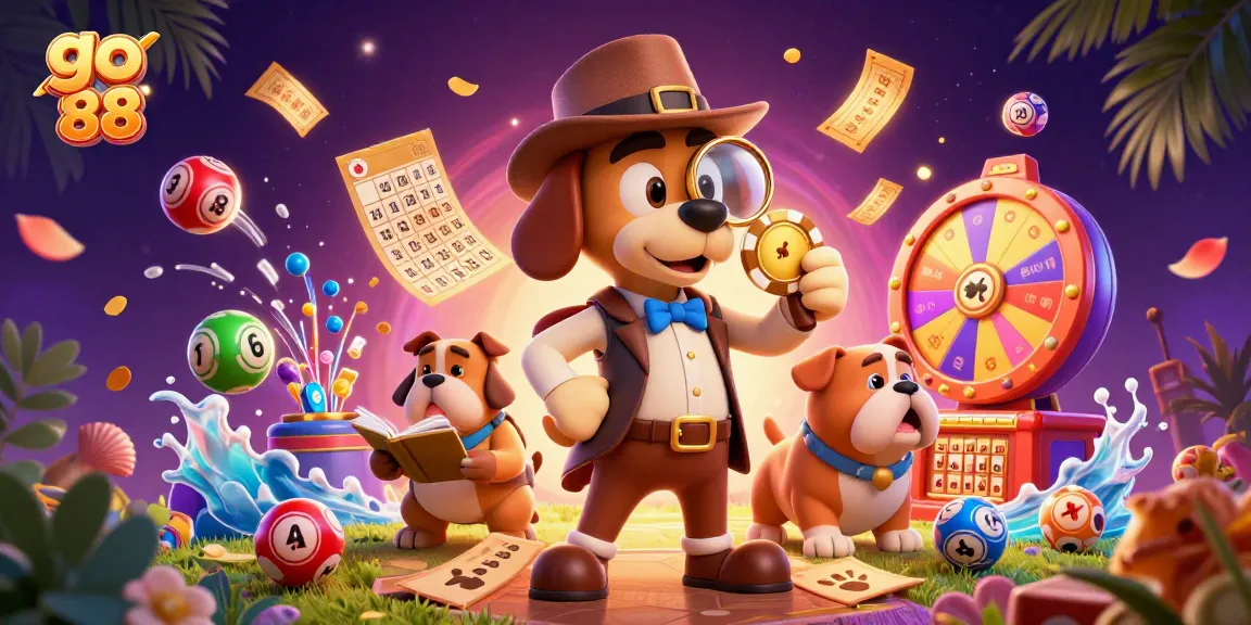 Play exciting games at go 88 with vibrant elements, including a detective and casino features.