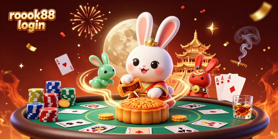 Engage with rokok88 login to experience a rich online casino atmosphere with colorful poker elements.