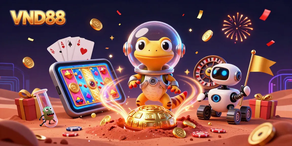 Join the excitement at VND88 with a cosmic casino adventure featuring thrilling games and alien cheerleaders.