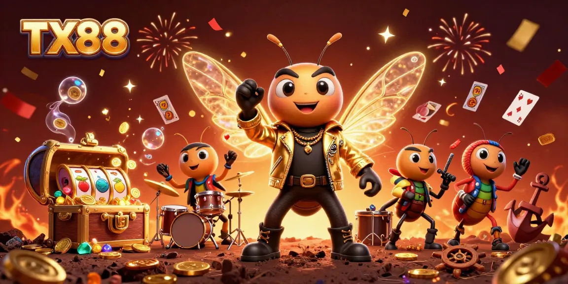 Experience thrilling wins at TX88 with a vibrant, animated casino adventure in a 3D cartoon world.