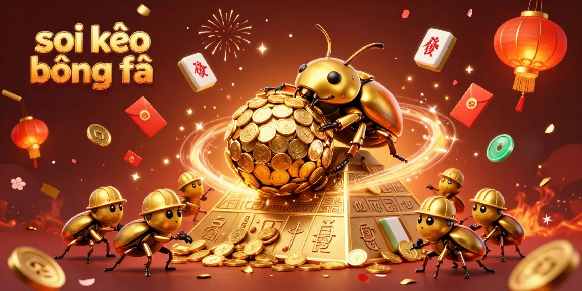 Bet on soi kèo bóng đá with vibrant celebrations, golden coins, and energetic betting scenes.