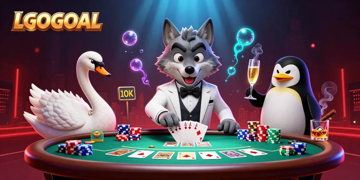 Experience thrilling gameplay at LGOGOAL with strategic card deals and high-stakes gambling in a vibrant casino atmosphere.