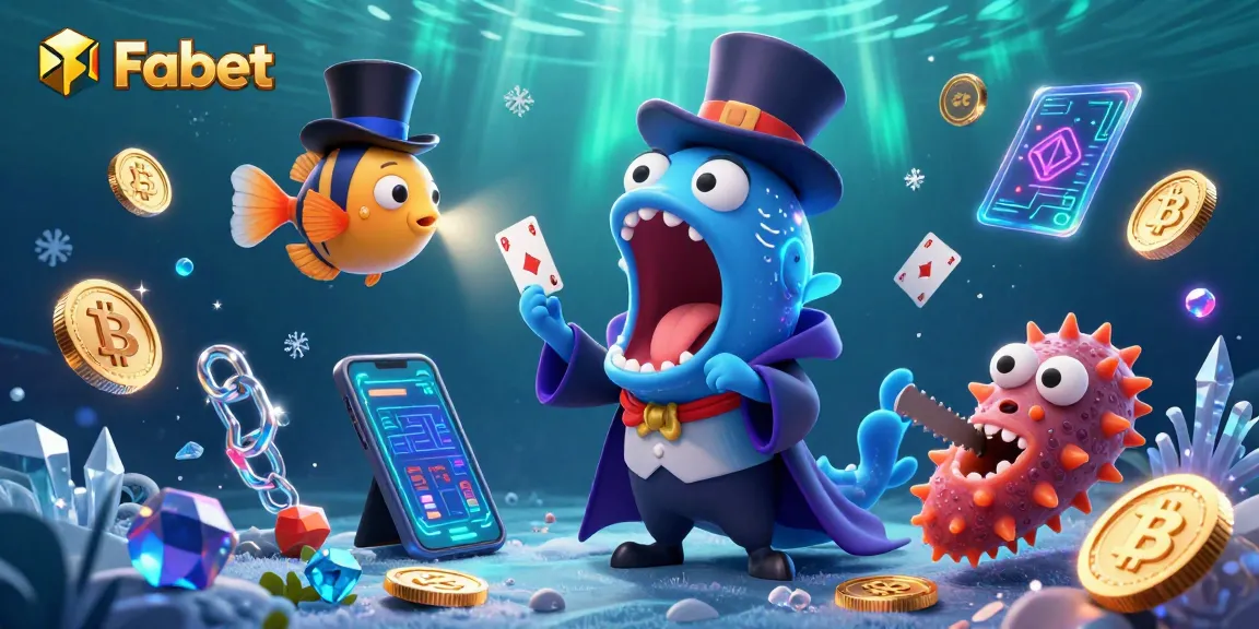 Experience Fabet's magical deep-sea casino with vibrant characters and thrilling crypto elements.