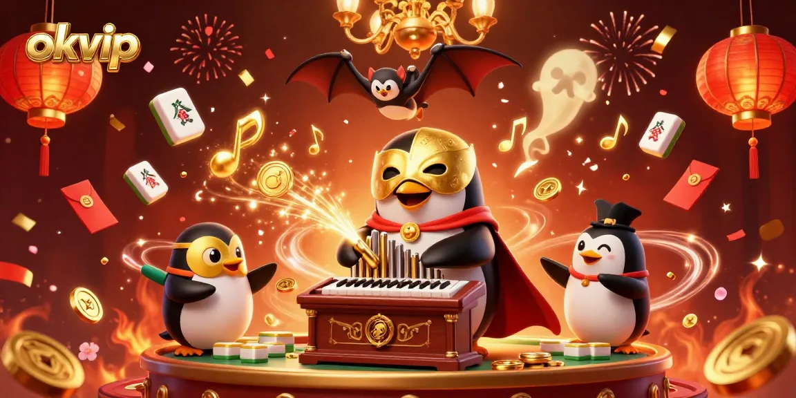 Experience thrilling gameplay at okvip with a vibrant casino scene featuring fun characters and action.