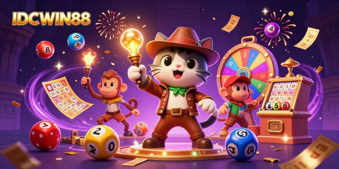 Engage with IDCWIN88's thrilling gaming experience featuring dynamic casino elements and vibrant visuals.