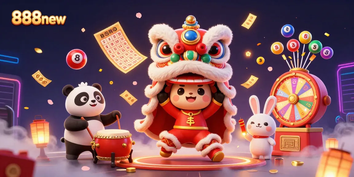 Experience thrilling gameplay at 888new with vibrant slots and engaging prizes surrounded by festive animations.