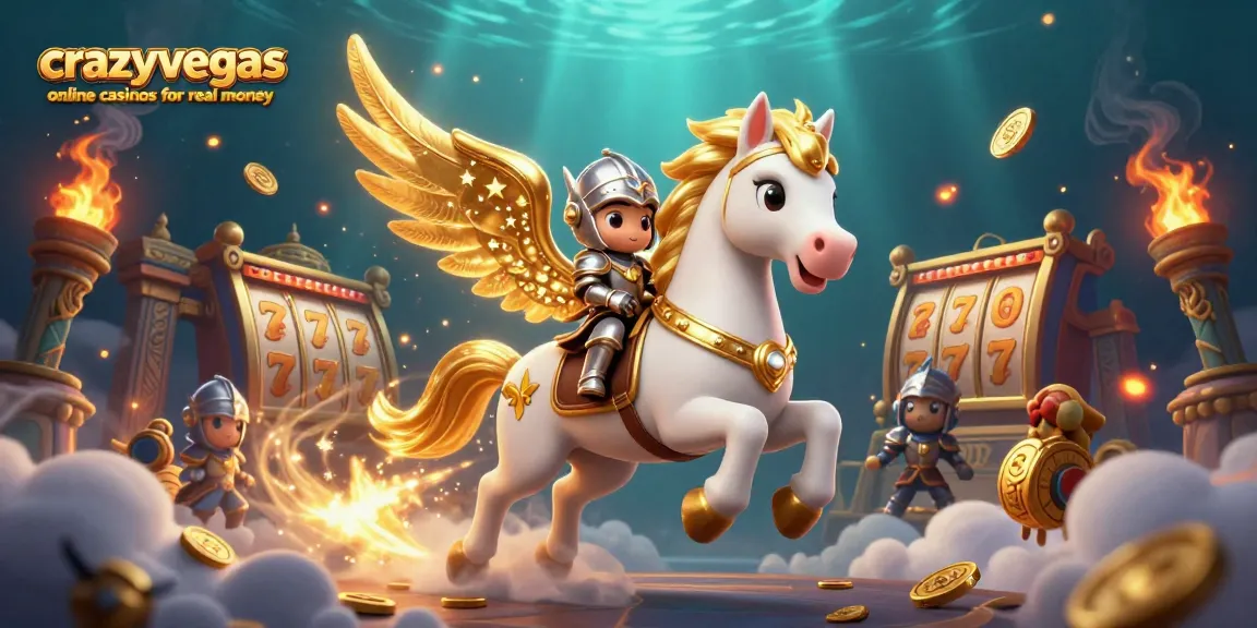 Experience the thrill at crazyvegas online casinos for real money with this fantasy-inspired gaming scene.